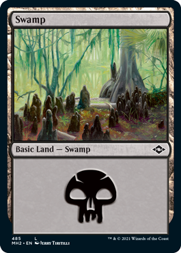 Swamp (485) - Foil Etched