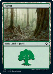 Forest (489) - Foil Etched