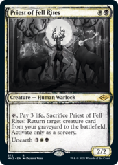 Priest of Fell Rites - Foil - Showcase