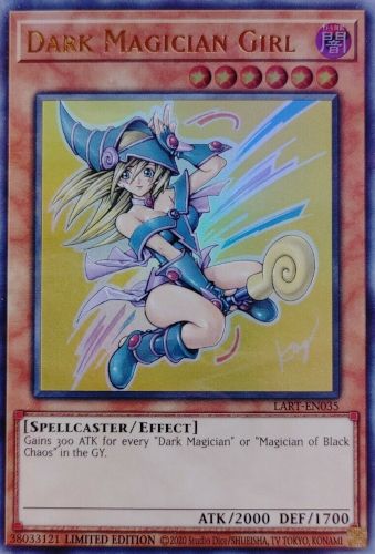 Dark Magician Girl - LART-EN035 - Ultra Rare - Limited Edition