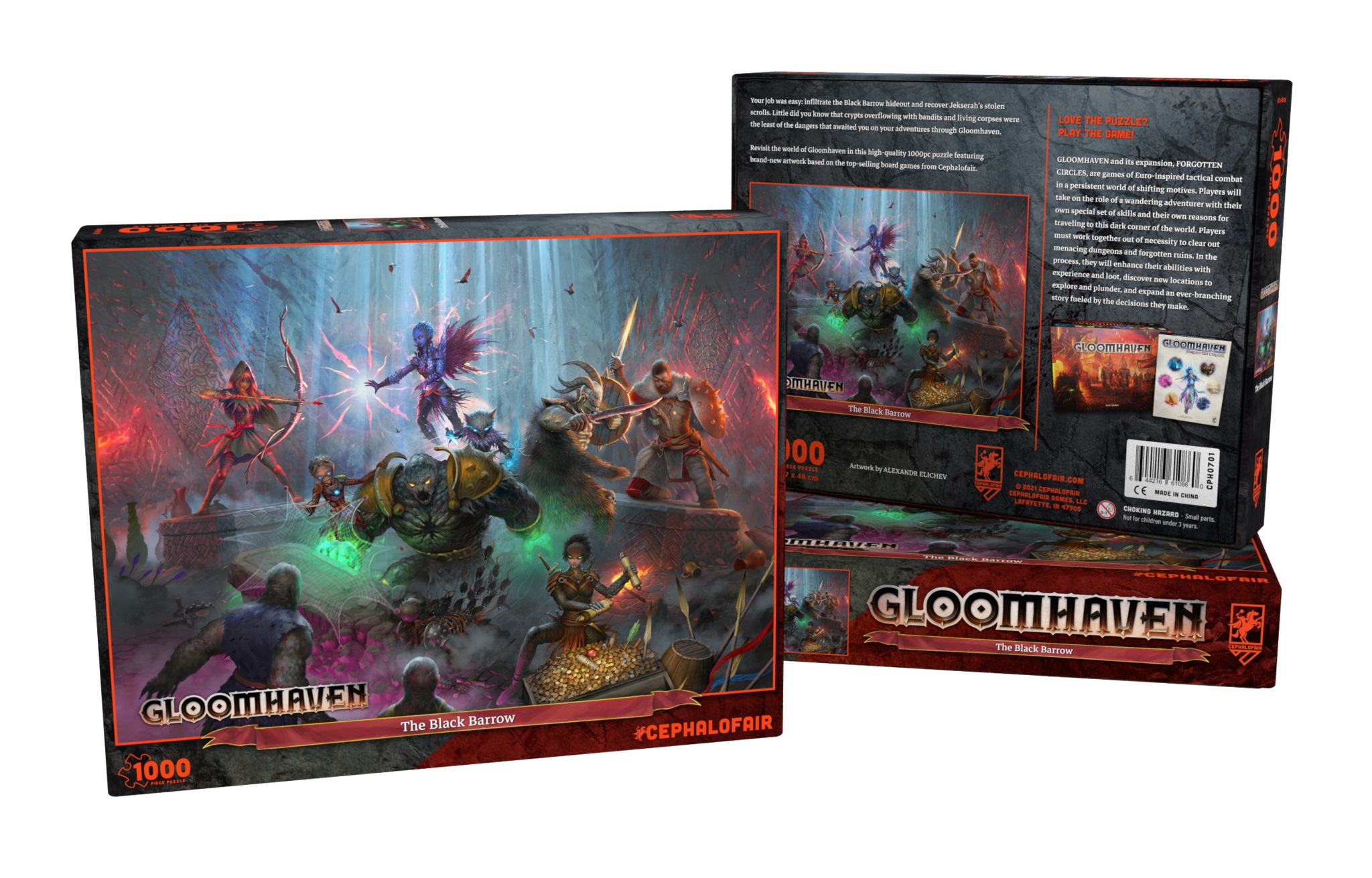 Gloomhaven: The Black Barrow 1000 Piece Puzzle