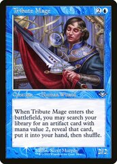 Tribute Mage - Foil Etched - Retro Frame