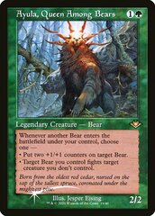 Ayula, Queen Among Bears - Foil - Retro Frame