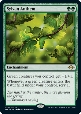 Sylvan Anthem - 176/303 - Foil