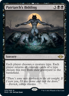 Patriarchs Bidding - Foil