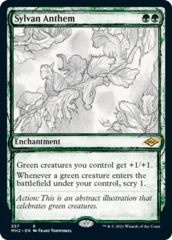 Sylvan Anthem - Foil - Showcase