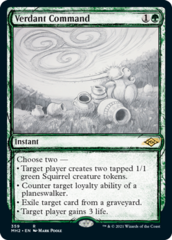 Verdant Command - Foil - Showcase