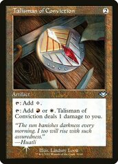 Talisman of Conviction - Foil Etched - Retro Frame