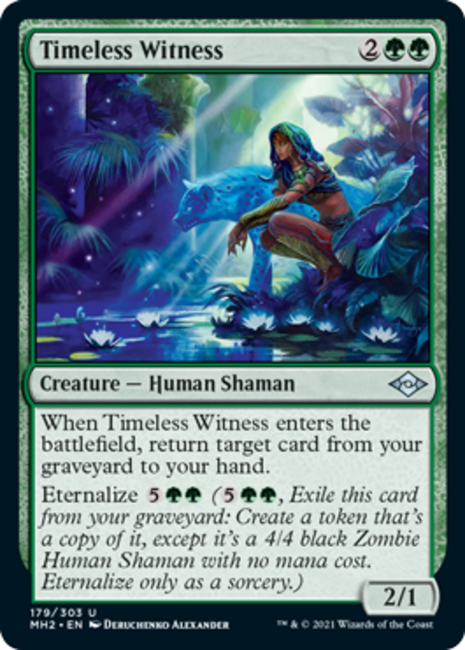 mtg best cards in modern horizons 2 1x Timeless Witness - Modern Horizons 2 - Near Mint, English - MTG!