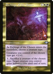 Etchings of the Chosen - Foil Etched - Retro Frame