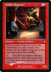 Goblin Engineer - Foil - Retro Frame