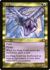 Ice-Fang Coatl -- Retro Frame - Foil