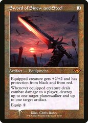 Sword of Sinew and Steel - Foil - Retro Frame