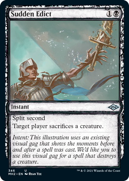 Sudden Edict - Foil - Showcase