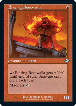 Blazing Rootwalla - Retro Frame