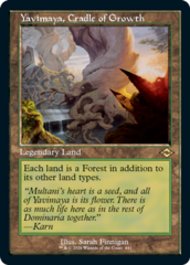 Yavimaya, Cradle of Growth - Foil - Retro Frame