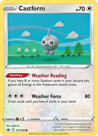 Castform - 121/198 - Commun // Castform - 121/198 - Common