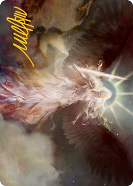 Serras Emissary Art Card - Gold-Stamped Signature