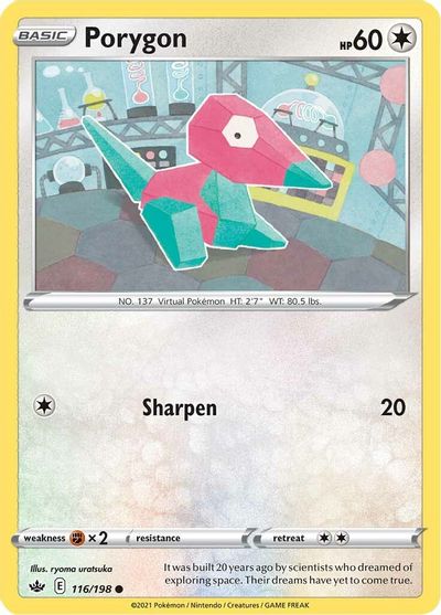 Porygon - 116/198 - Commun // Porygon - 116/198 - Common Porygon - 116/198 - Commun // Porygon - 116/198 - Common