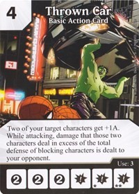 Thrown Car - Basic Action Card