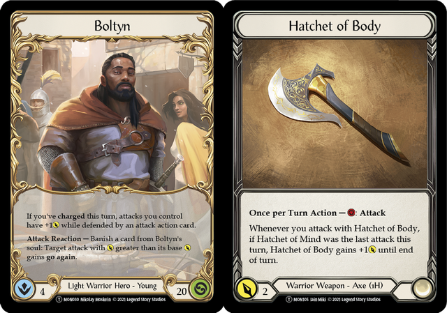 Boltyn // Hatchet of Body - Rainbow Foil - Unlimited Edition