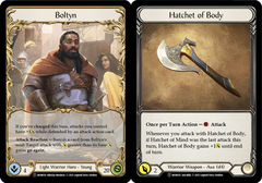 Boltyn // Hatchet of Body - Rainbow Foil - Unlimited Edition