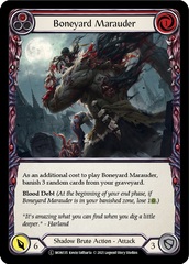 Boneyard Marauder (Red) - Rainbow Foil - Unlimited Edition