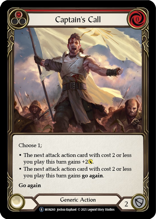 Captains Call (Red) - Unlimited Edition