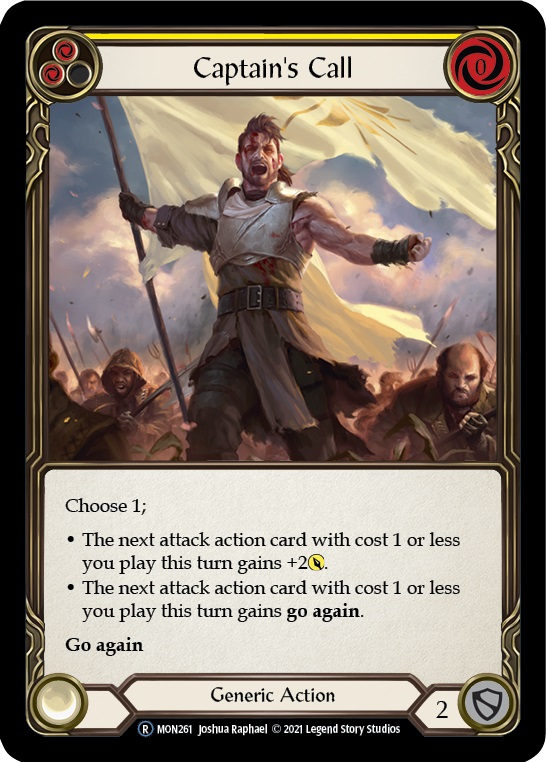 Captains Call (Yellow) - Unlimited Edition
