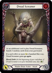 Dread Screamer (Red) - Rainbow Foil - Unlimited Edition