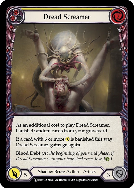 Dread Screamer (Yellow) - Unlimited Edition