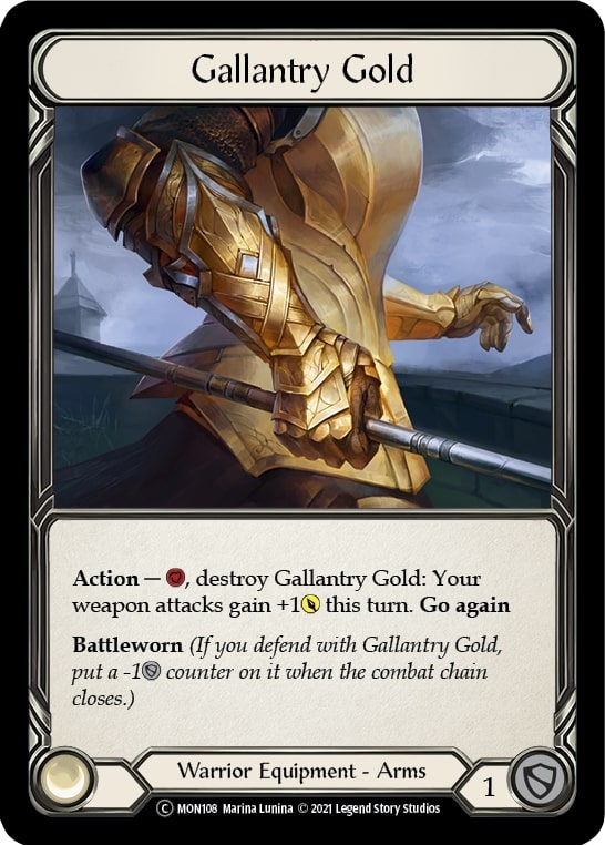 Gallantry Gold - Rainbow Foil - Unlimited Edition