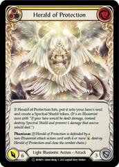 Herald of Protection (Yellow) - Rainbow Foil - Unlimited Edition