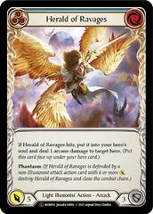 Herald of Ravages (Blue) - Rainbow Foil - Unlimited Edition