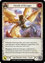 Herald of Ravages (Red) - Rainbow Foil - Unlimited Edition