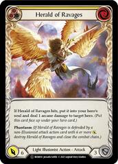 Herald of Ravages (Yellow) - Rainbow Foil - Unlimited Edition