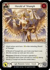 Herald of Triumph (Red) - Rainbow Foil - Unlimited Edition