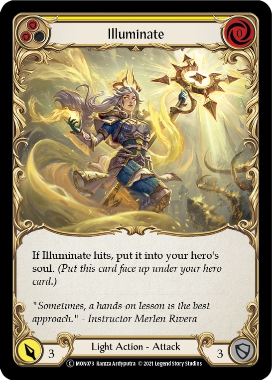 Illuminate (Yellow) - Rainbow Foil - Unlimited Edition