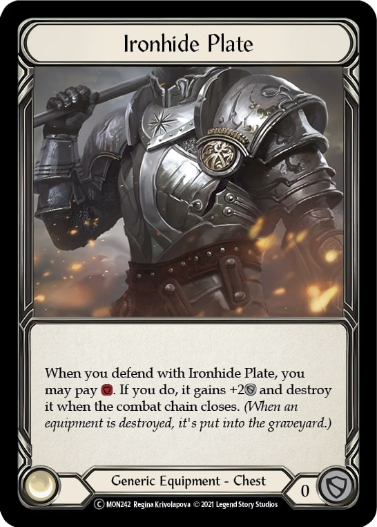 Ironhide Plate - Rainbow Foil - Unlimited Edition