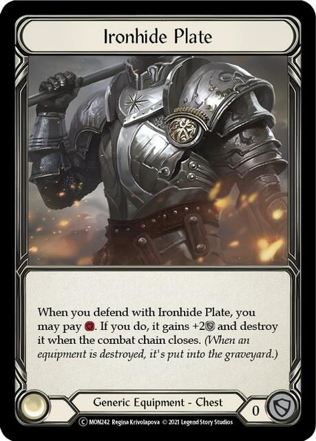 Ironhide Plate - Rainbow Foil - Unlimited Edition