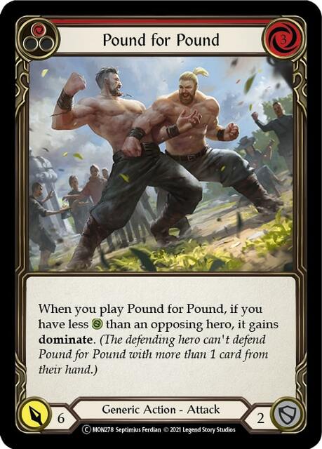 Pound for Pound (Red) - Unlimited Edition