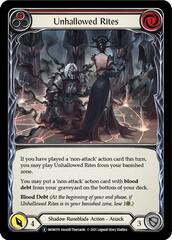 Unhallowed Rites (Red) - Rainbow Foil - Unlimited Edition