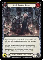 Unhallowed Rites (Yellow) - Rainbow Foil - Unlimited Edition