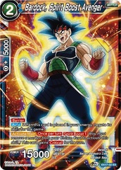 Bardock, Spirit Boost Avenger - EX17-02 - EX - Silver Foil