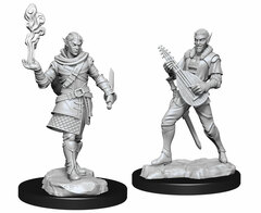 Critical Role Minis - Pallid Elf Rogue & Bard Male (Wave 1)