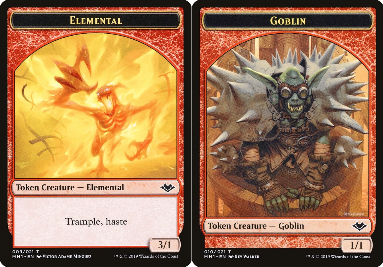 Token - Elemental (009) // Goblin