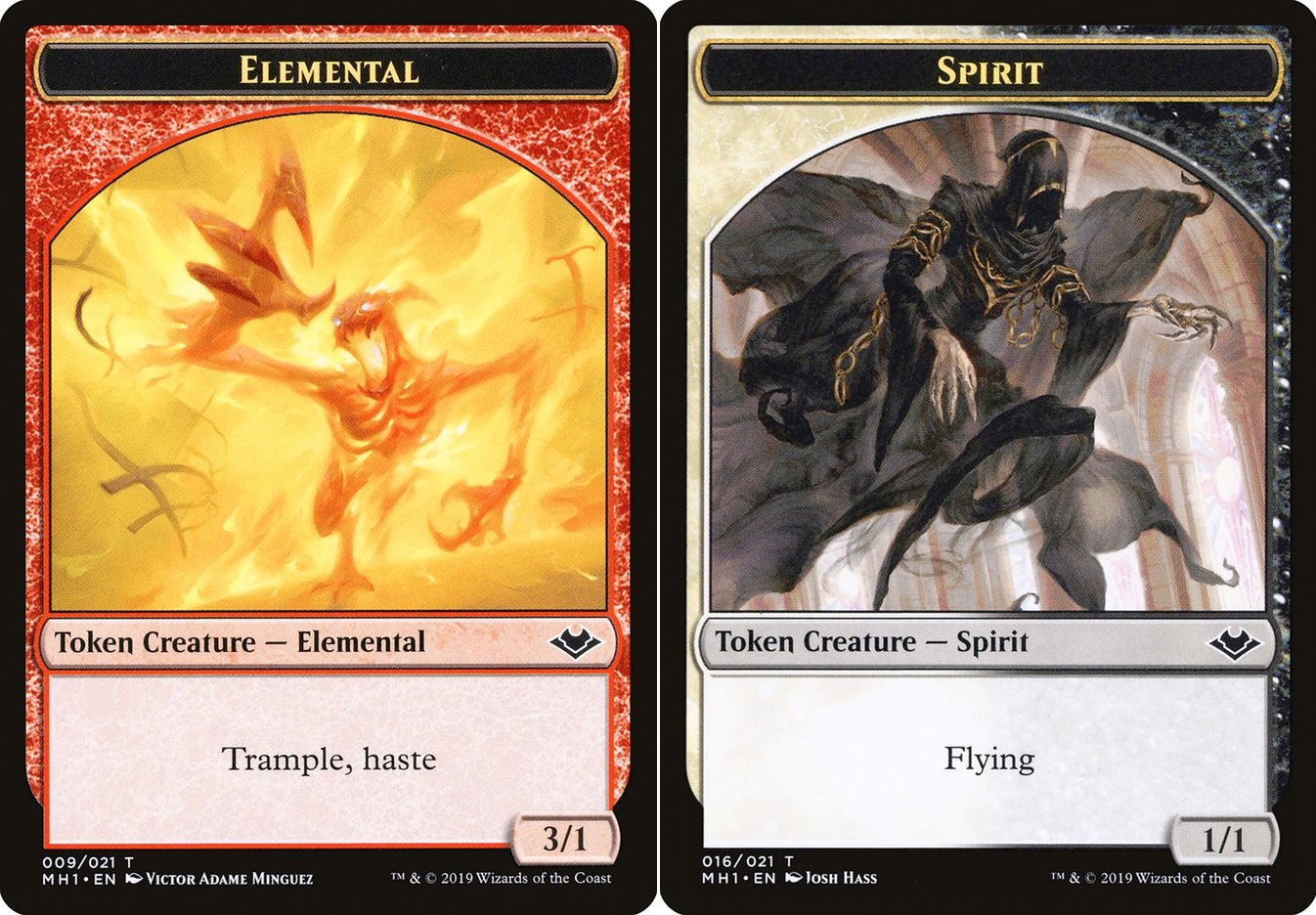 Elemental (009) // Spirit Double-Sided Token Elemental (009) // Spirit Double-Sided Token