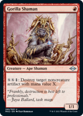 Gorilla Shaman - Foil Etched