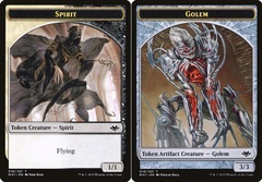 Spirit // Golem Double-Sided Token