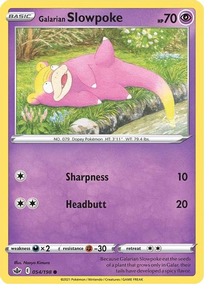 Galarian Slowpoke - 054/198 - Common